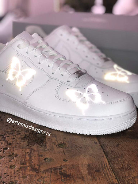 Air Force 1 Custom - Reflective Butterflies