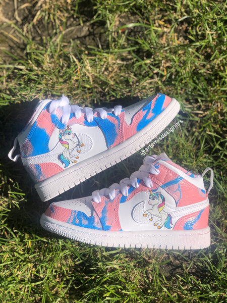 Jordan 1 Custom - Unicorn