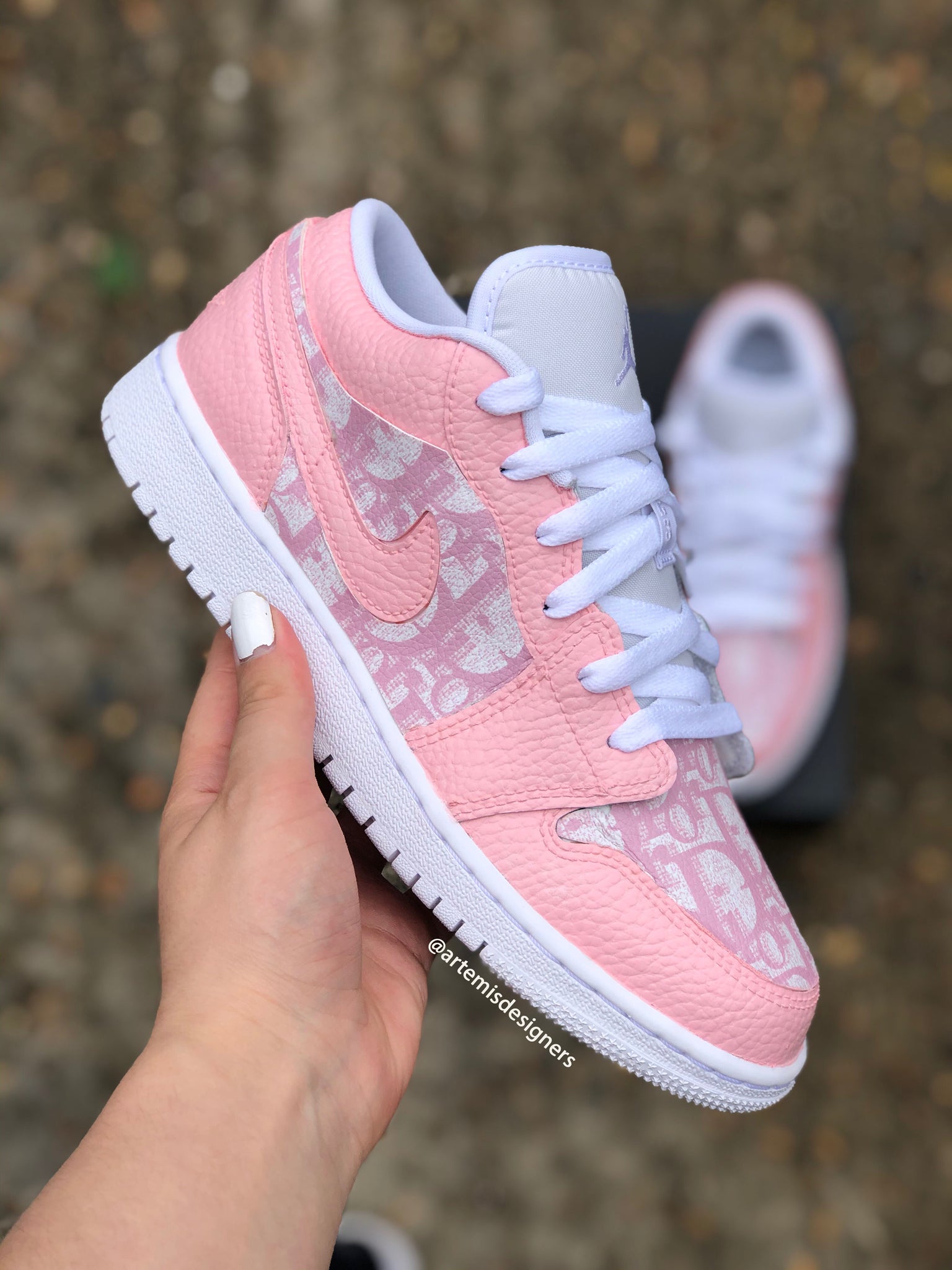 Jordan 1 Custom - Petal Pink – Artemis Designers
