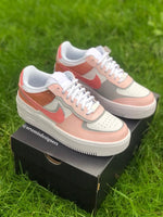 PRE-MADE: AF1 Shadow in 'Pink Fizz' - Size 5