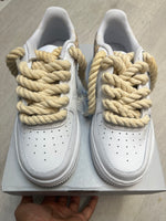 Air Force 1 Custom - Tan X Rope